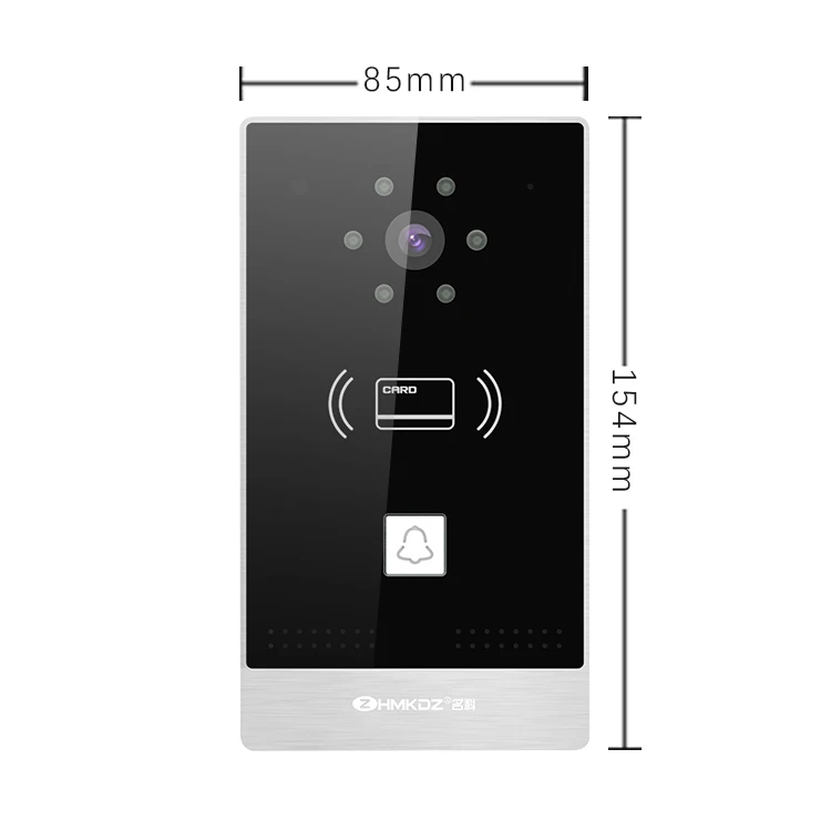 Multifunctional Interno IP Video Door Phone System TCP Network Intercom For 100 Users In Multi-Apartment Buildings