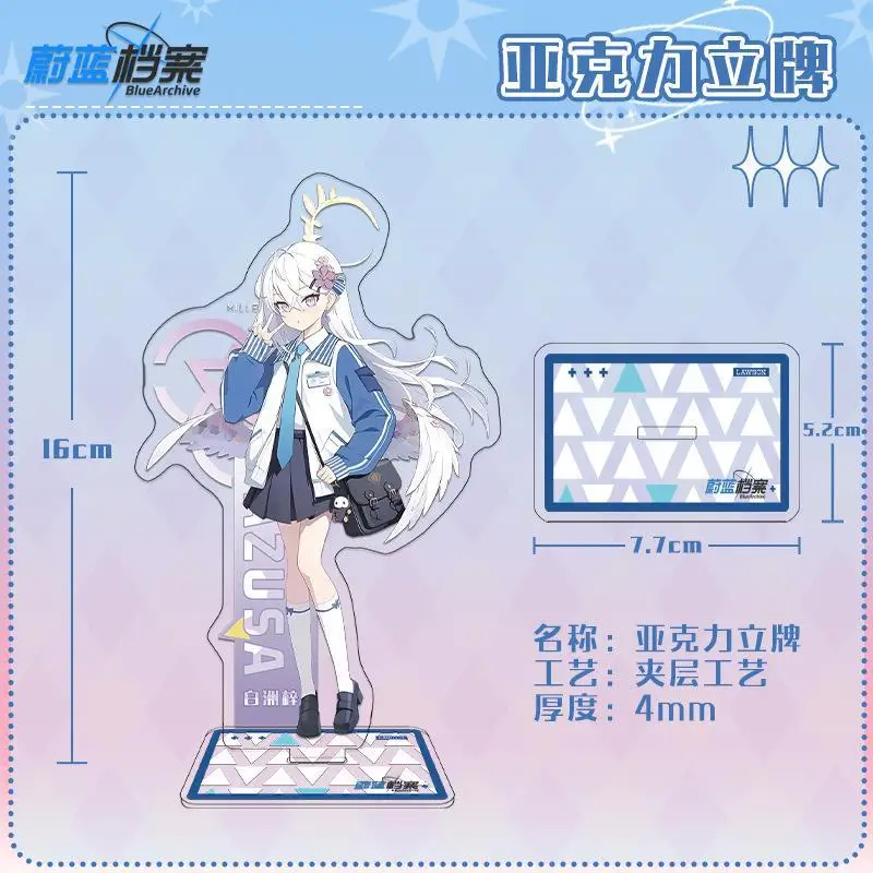 Anime Blue Archive Ichinose Asuna Shirasu Azusa Jōmae Saori Onikata Kayoko Model Desktop Decoration Keychains Gift Halloween