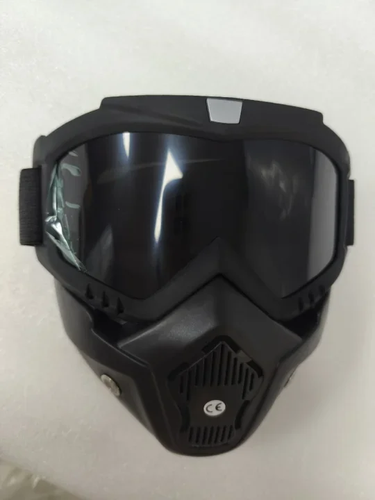 Schutzbrille mit vollem Gesicht, HD-Transparent, beschlagfrei, sanddicht, Schutzbrille für Elektroschweißen, vielseitige, atmungsaktive, winddichte Maske – Detail 13