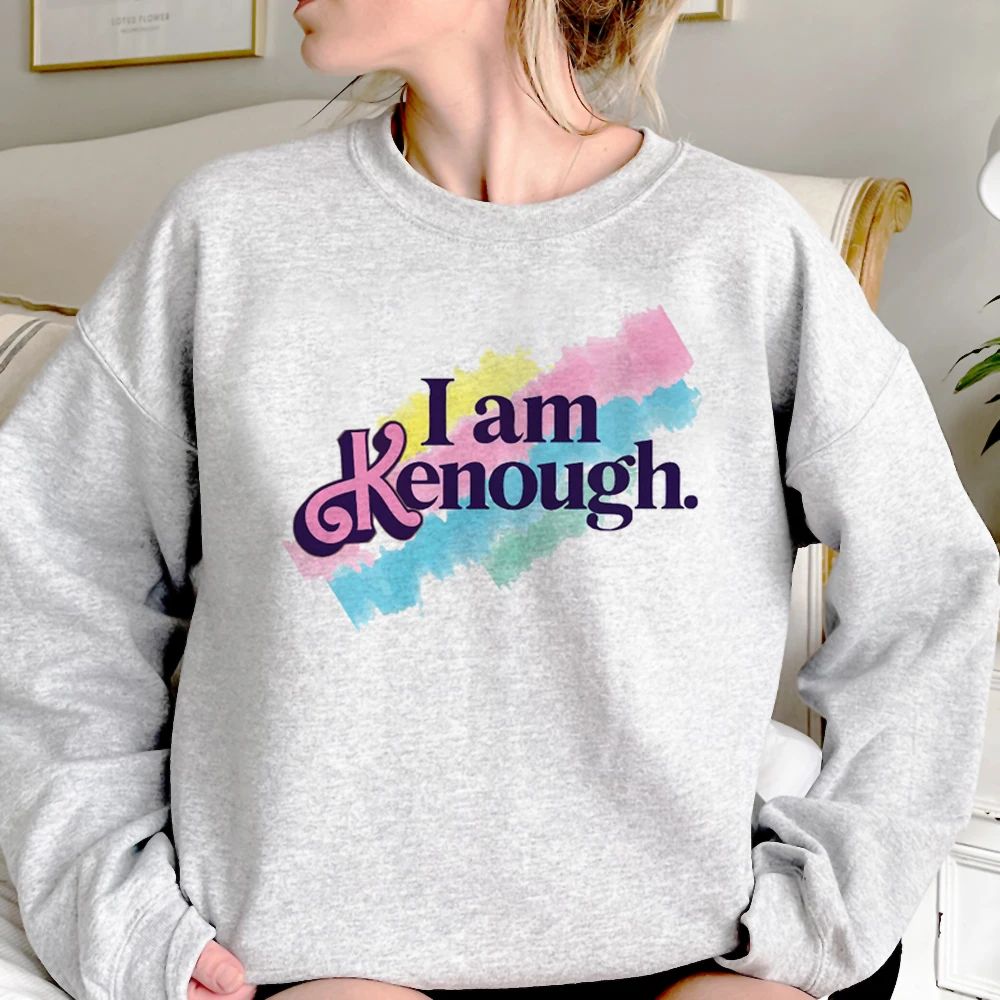 

i Am Kenough hoodies women graphic vintage tracksuit female Kawaii sweatshirts