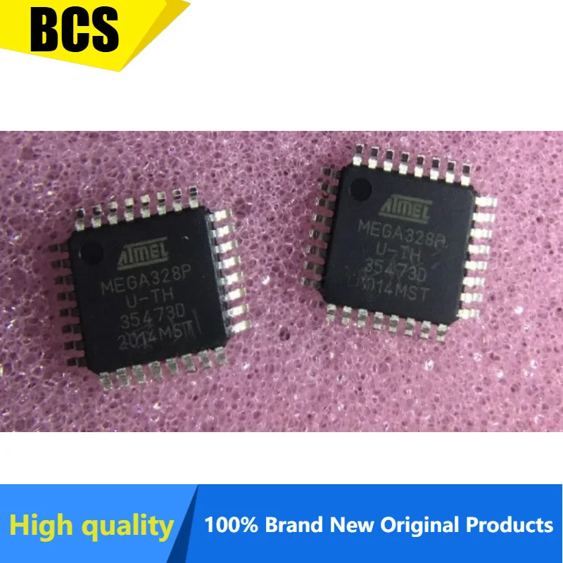 5/10PCS 100% New original  ATMEGA328PB-AU ATMEGA328PB MEGA328PB-U ATMEGA328PBAU TQFP32 Microcontroller ChipsetPCS