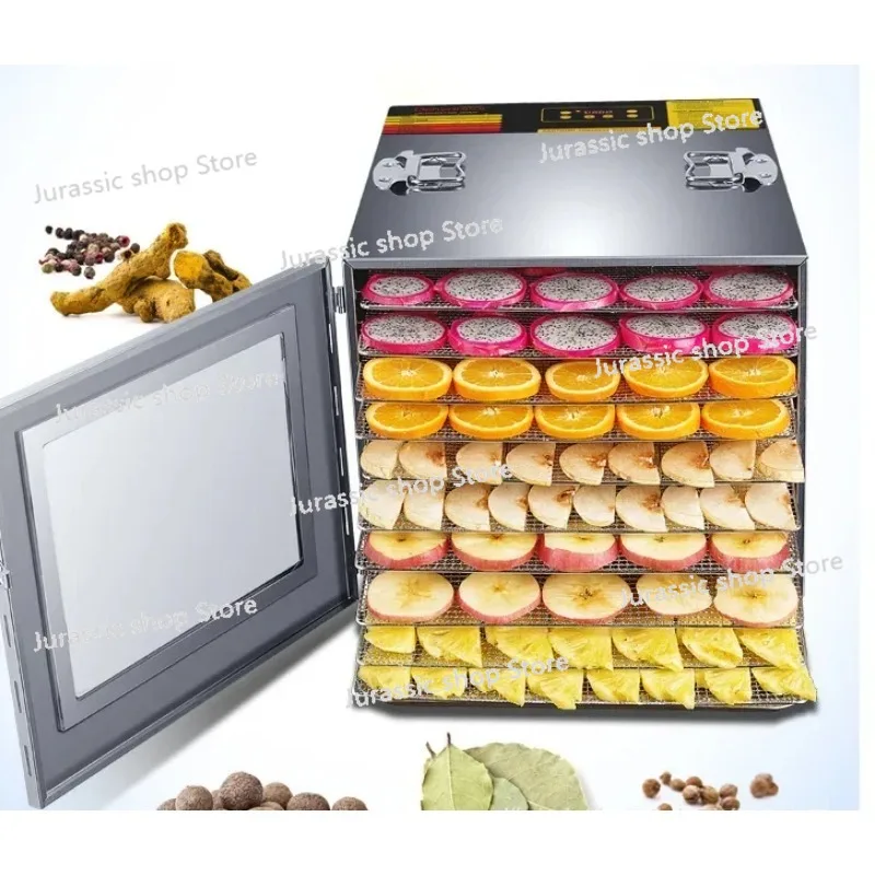 

Home Drying Machine Food Freeze Dryer Mini Food Heating Dryer / 10 Layers Fruit Dryer Machine