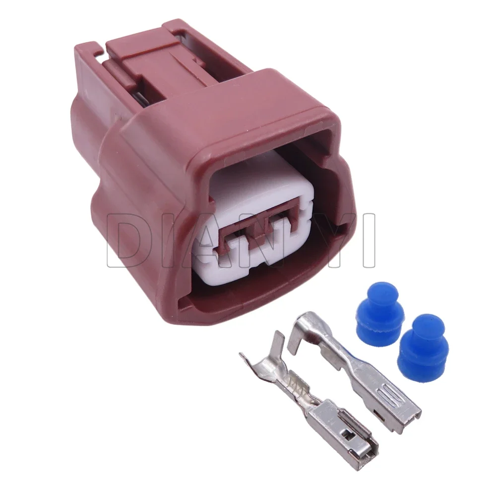 1 Set 2 Way Auto Water Temperaure Sensor Waterproof Connector AC Assembly For Nissan 6189-0774 E02FBR-RS Car Wire Socket