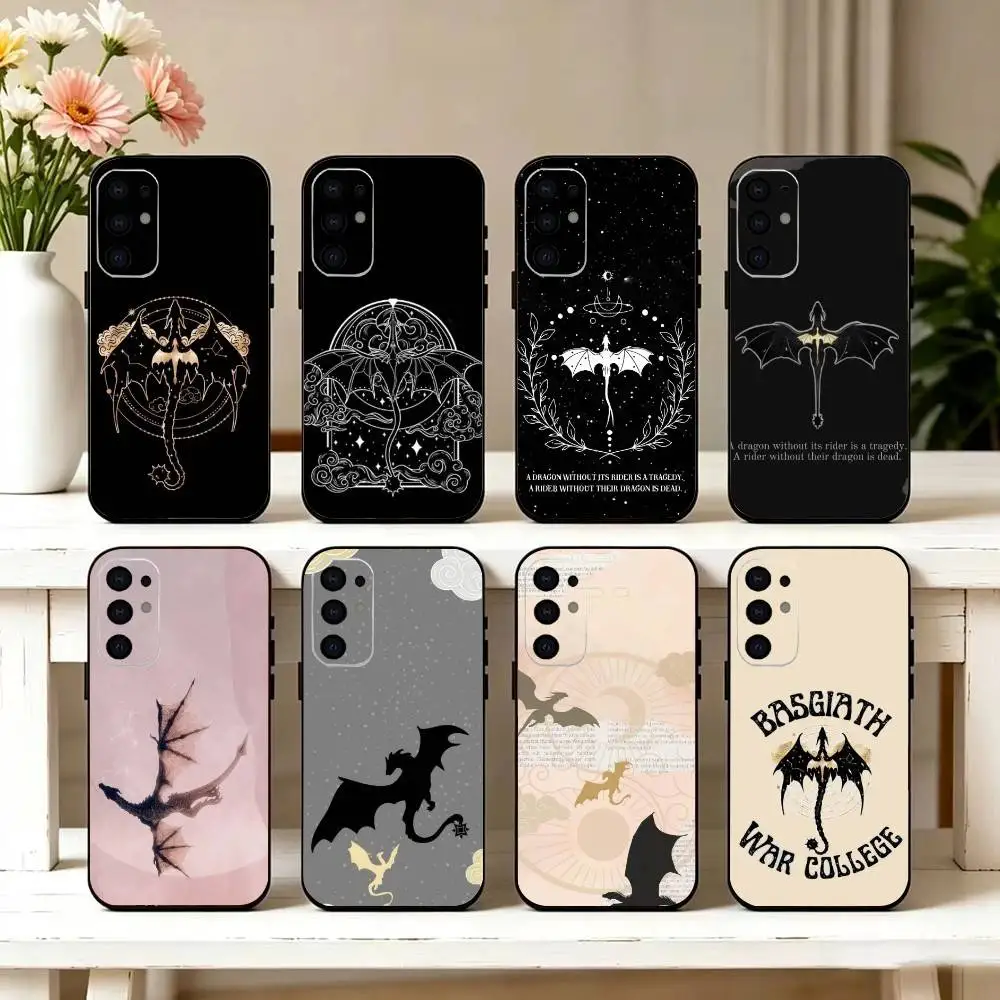 Dragon F-Fourth W-Wing Phone Case For Samsung S25,S24,S21,S22,S23,S30,Ultra,S20,Plus,Fe,Soft Silicone Black Cover