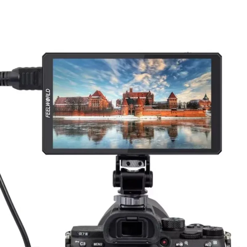 

Sale FEELWORLD CUT6 6-inch Touch Screen Monitor Recorder FHD IPS 4K HD.MI Switcher Camera Field Monitor