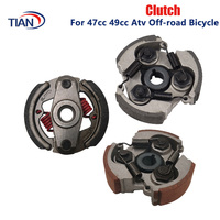 2 Stroke 47cc 49cc aluminum or iron Minimoto Centrifugal Clutch alloy Mini Moto Dirt Bike Atv Quad 2 Shoe Spring 3 Shoe Spring