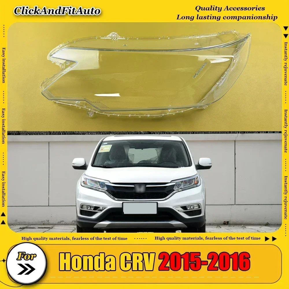 

For Honda CRV 2015 2016 Front Headlamp Lamp Cover Headlight Shell Transparent Lens Replace The Original Lampshade Plexiglass