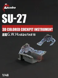 Lambo 3D Color Cockpit Instrument 48118 SU-27 Fighter Modification Adapted to G.W.H 1/48 Scale