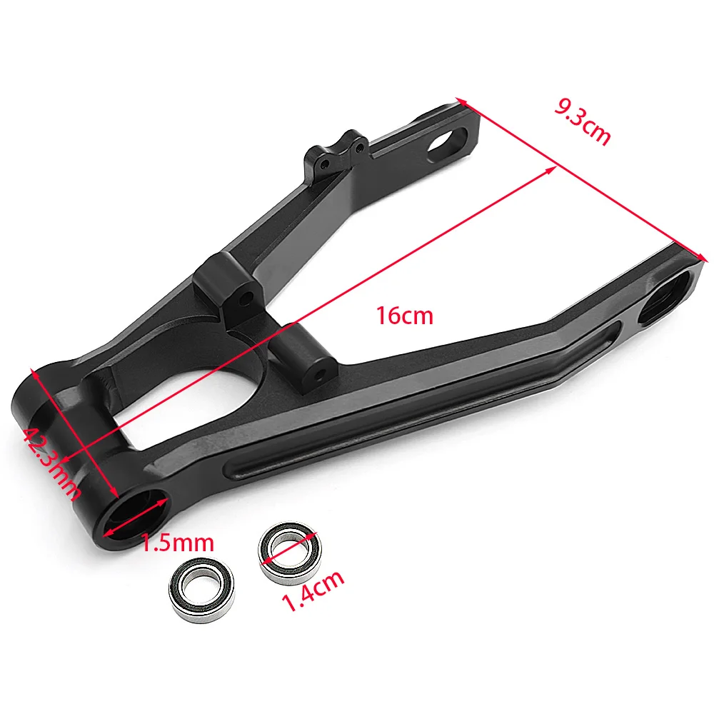 

Anti-rust Rear Aluminum 7075 Swing Arm 1:4 Scale for L P MX LOS364000 RC Motorcycle Upgrade Parts Accessories