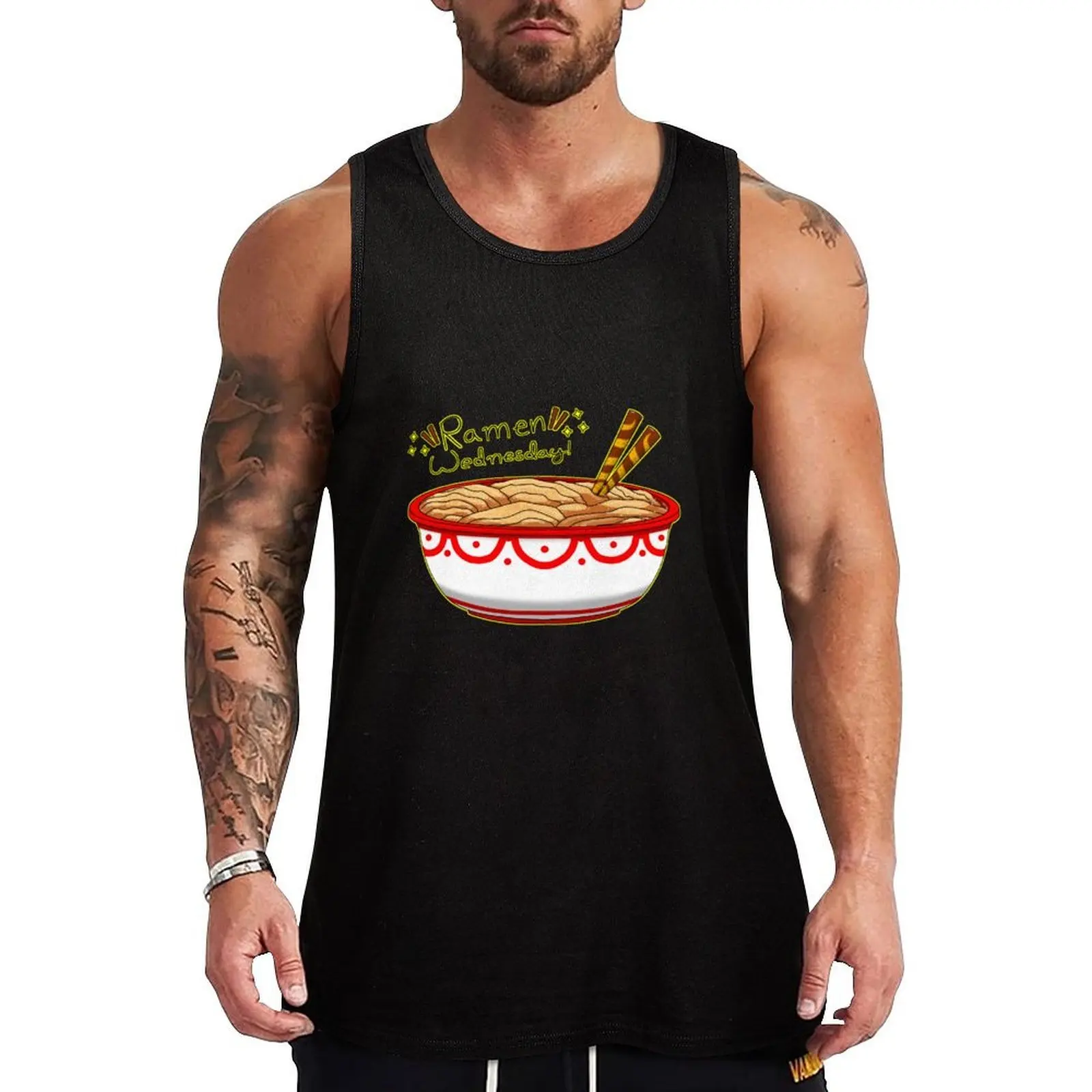 

Ramen Bowl Tank Top best selling products sleeveless Sleeveless T-shirt basketball clothing