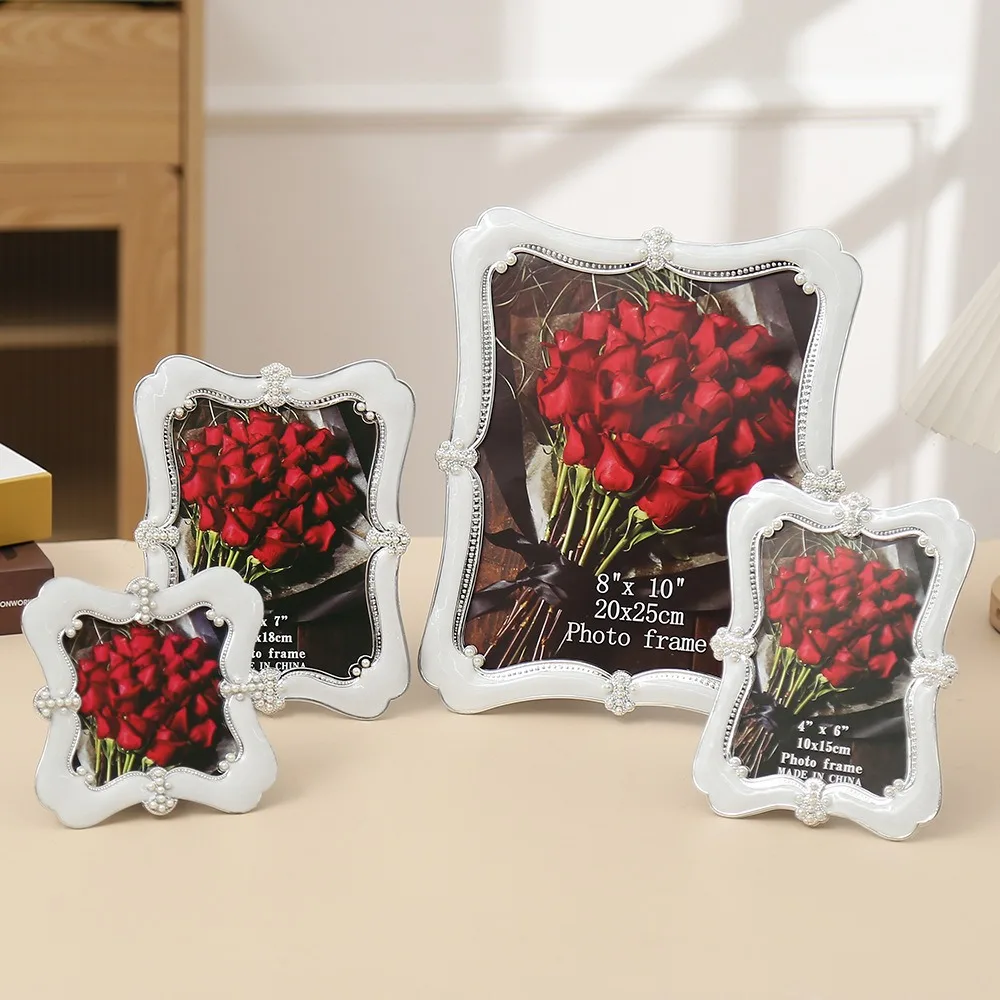 Hochwertiger Europäischer Bilderrahmen Hochzeits-Tischbilderrahmen Wohnzimmer Einrichtungsdekoration Kunstharz-Fotorahmen Geschenk für Feiertage