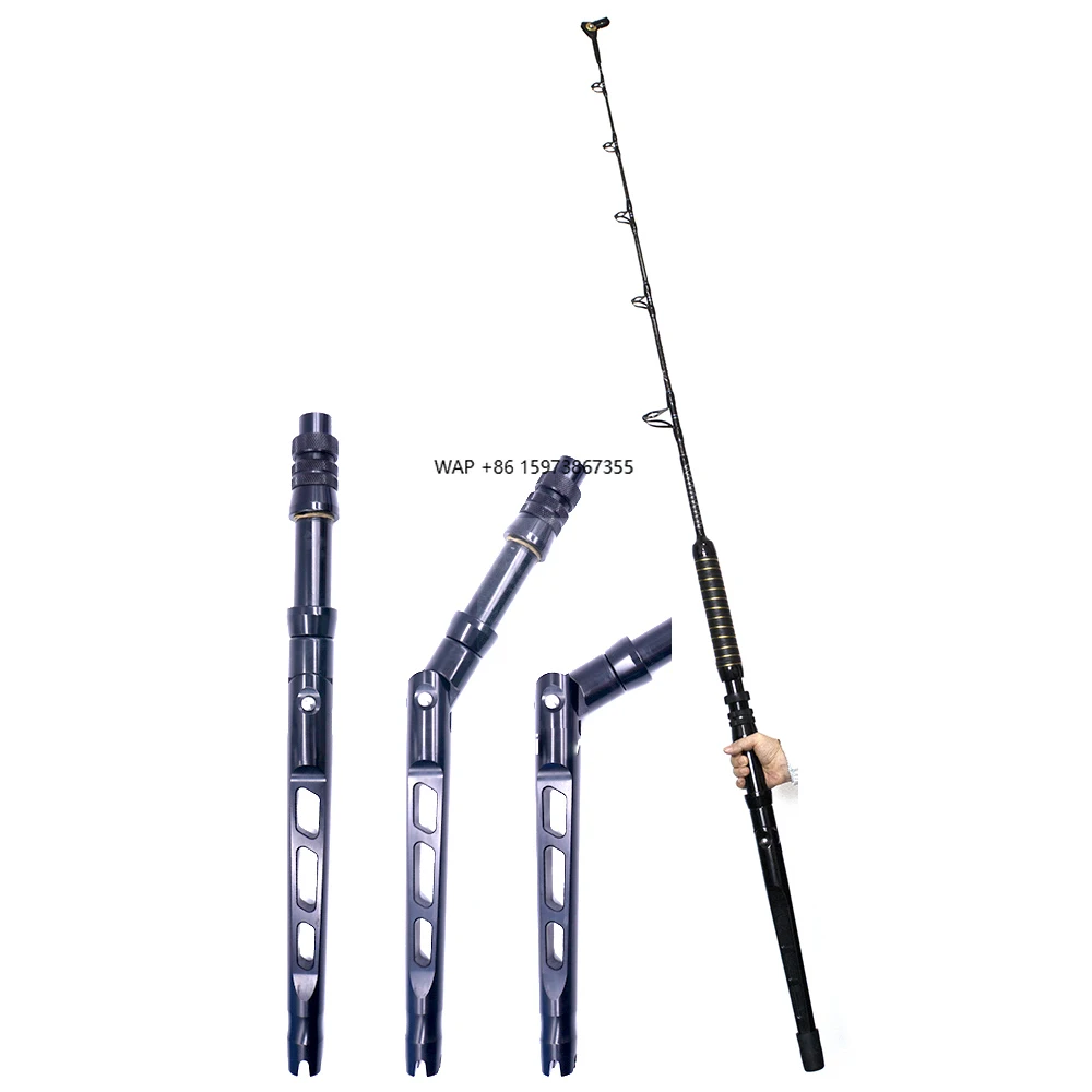 

1.8m/6 '50-100lb Carbon Fiber Bluefin Deep Sea Fishing Rod 3-Section Tow Fishing Rod Adjustable Butt Handle Tuna Tow Fishing Rod