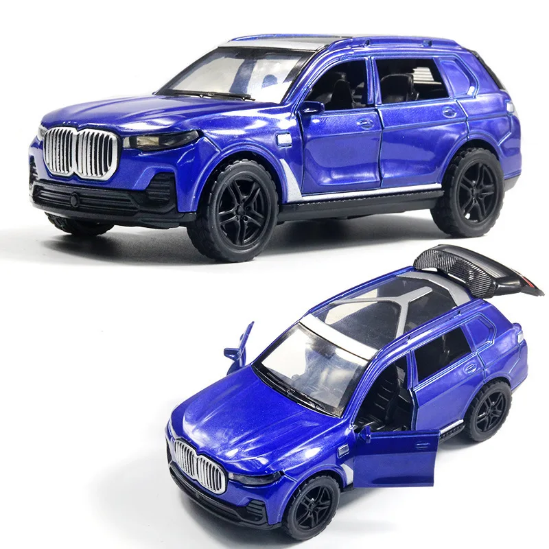 Modèle de voiture en alliage 1:36, jouet moulé sous pression, voiture de traction, décoration de collection, jouets pour enfants, véhicule pour Bmw X5 Suv