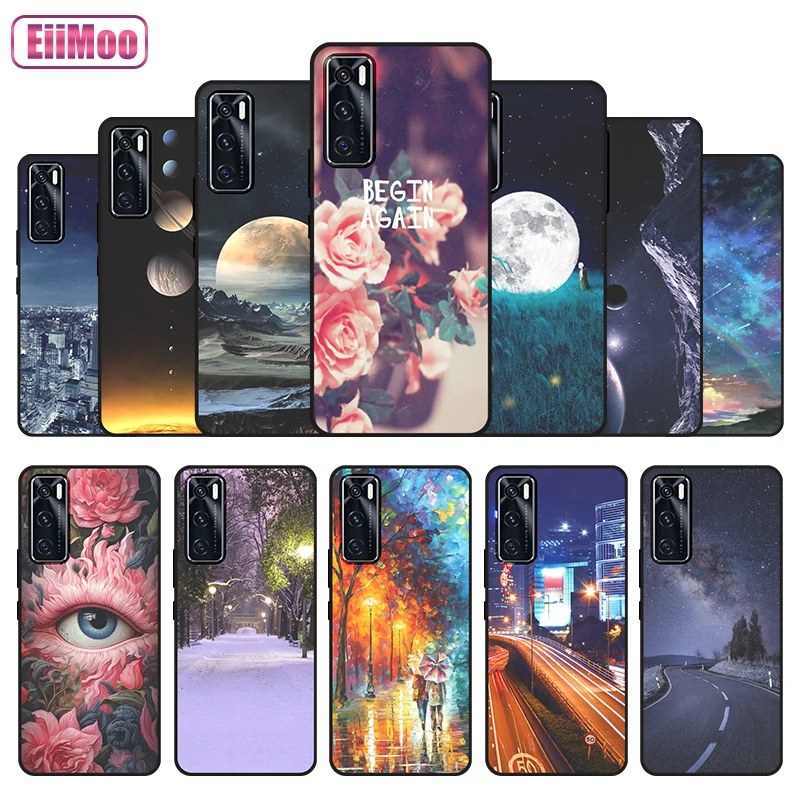 Fashion Silicone Case For VIVO V20 SE Cute Wolf Cat Dog Foxs Cartoon Printing Matte TPU Cover For VIVO V 20 20SE SE V2023 V2022