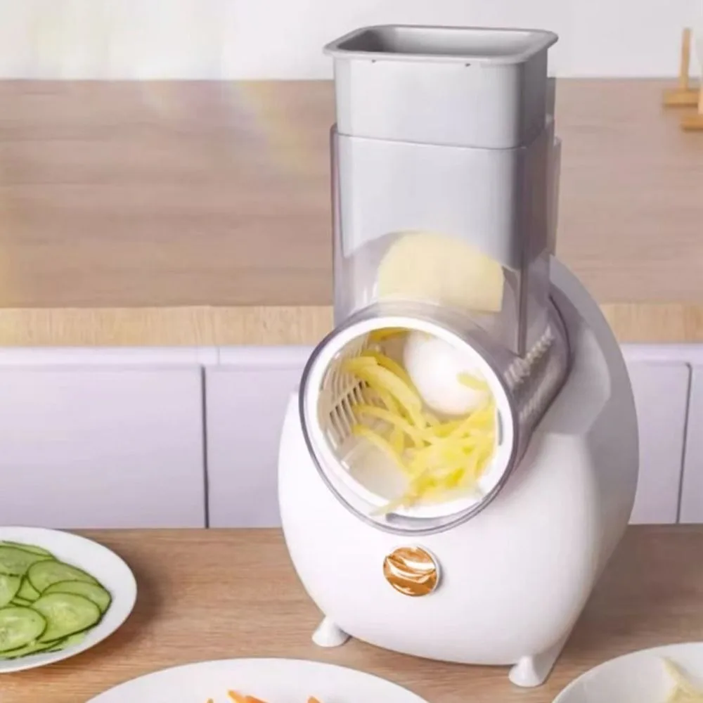 

Automatic Electric Rotary Vegetable Shredder Efficient Cordless Cheese Grater Effort-saving Vegetable Chopper Kitchen