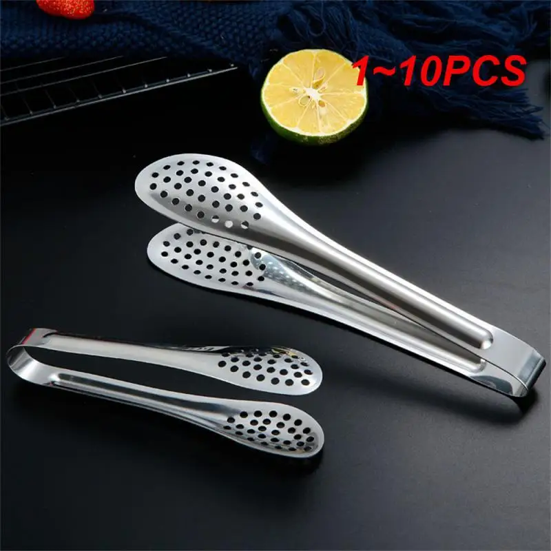 Kitchen Utensils BBQ Food Clip Kitchen Chief Tongs Stainless Steel Portable for Picnic Barbecue Cooking Articles