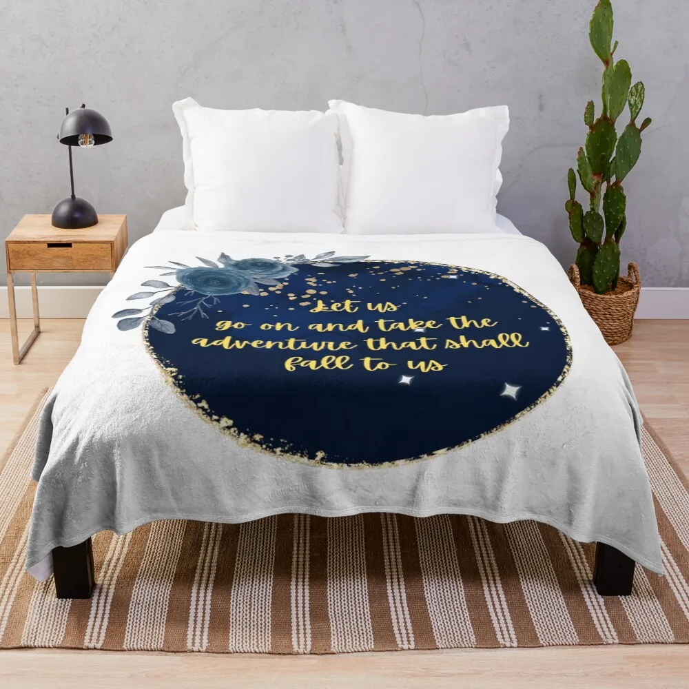 

Let us go on and take the adventure that shall fall to us -Narnia Throw Blanket Plaid Extra Large Throw Moving Blankets