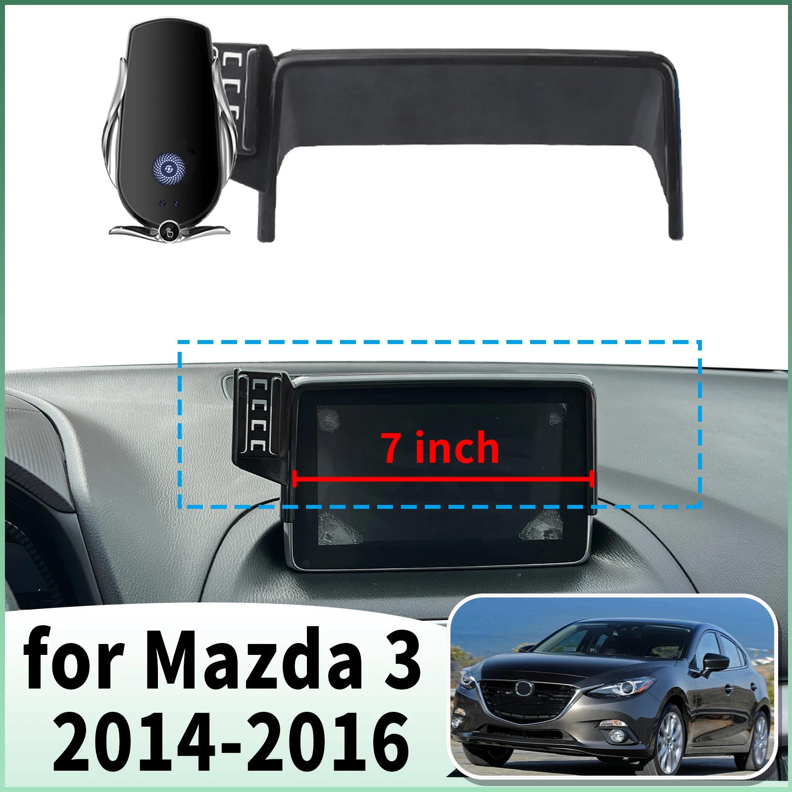 

fit for Mazda 3 Mazda3 BM BN 2014 2015 2016 Specific Dashboard Navigation Phone Holder Mount Design Car​​ accessoires