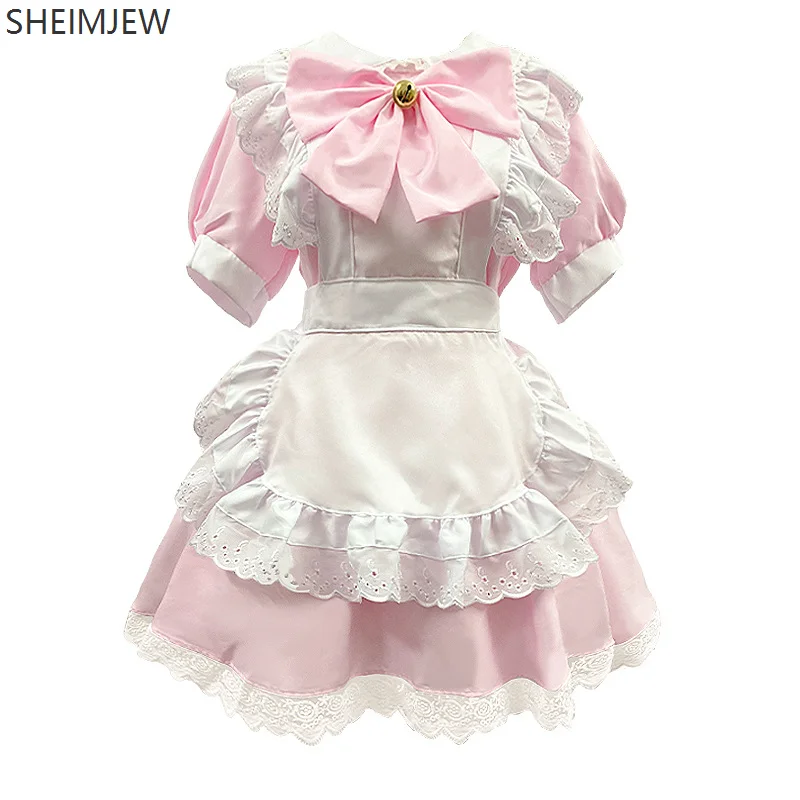 

Anime Cute Lolita Maid Uniform Female Plus Size Halloween Carnival Party Dress Student Gothic Lolita Catwoman Cosplay Costume