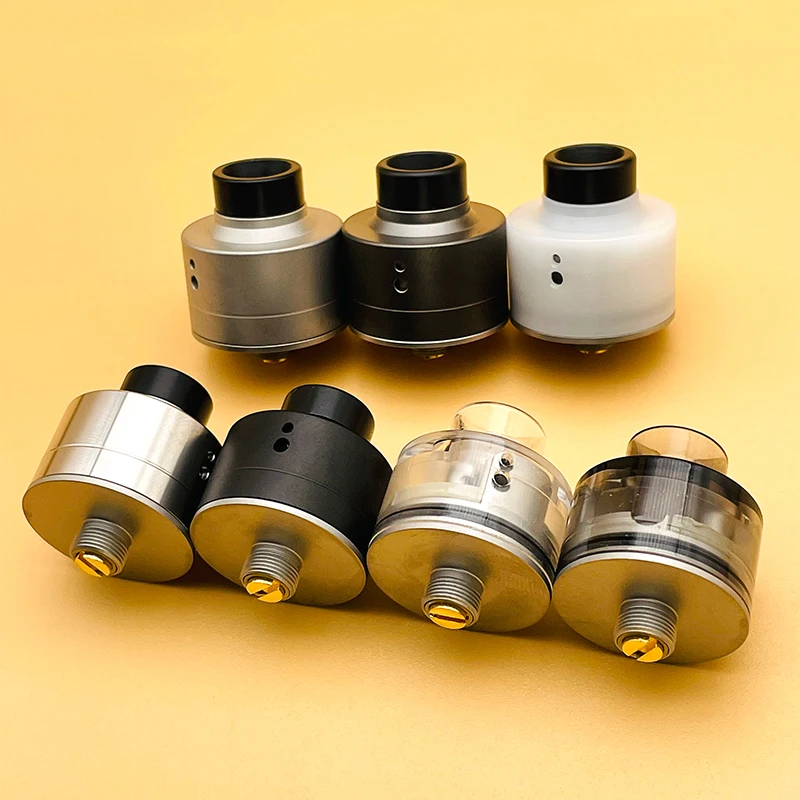 DSX HAKU VENNA V2 RDA 316SS 22 مللي متر رذاذ واحد لفائف تدفق الهواء مدخل قابل للتعديل إعادة البناء خزان Vape المرذاذ مع BF squonk