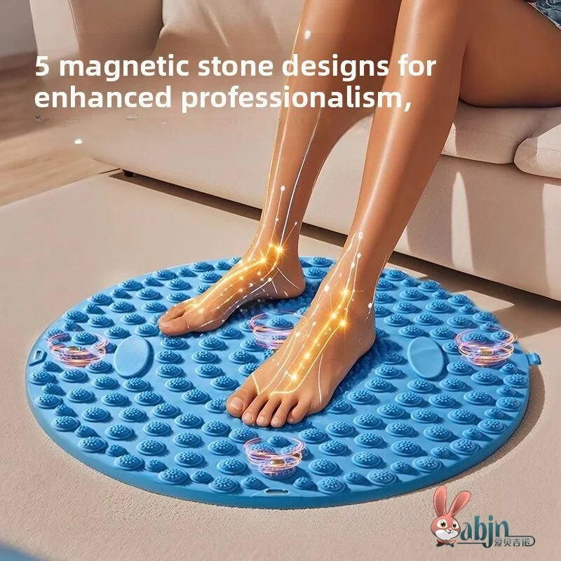 

Круглый акупрессурный коврик для массажа стоп, для медленного бега в помещении, по методике традиционной китайской медицины, с зонами давления на пальцы ног