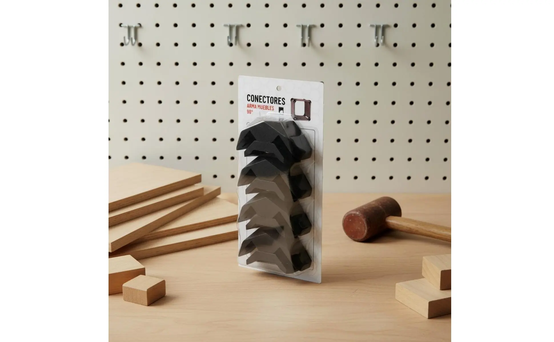 90 Degree Panel Clamp Easy Assembly Interchangeable Furniture Connector Wood Board Joiner for DIY Hobbyists
