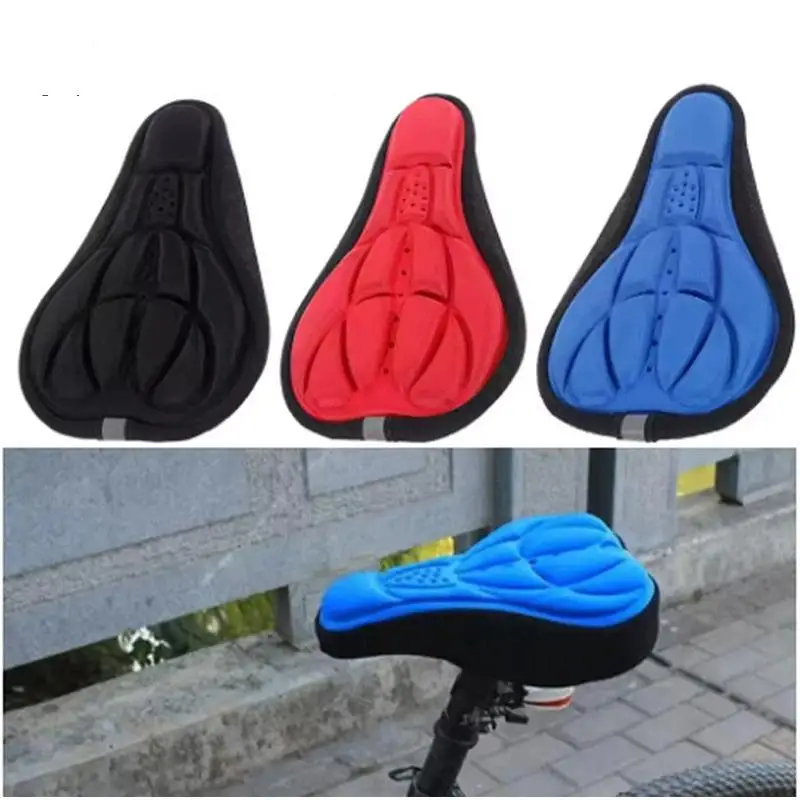 1PCS Bike Seat Cushion Gel Padded Bike Seat Cover Extra Soft Comfy With Stationary, Exercise, Mountain Bikes, Road & Electric