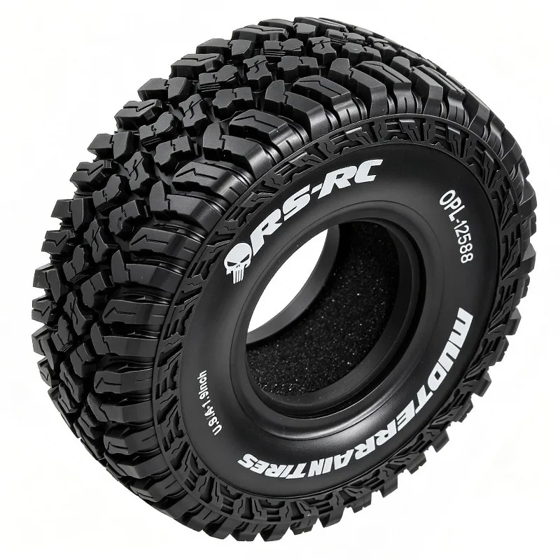 for 4Pcs 1/10 FMS LC80 Easy Control 4107 Wrangler 1.9-inch Climbing Tire 120mm
