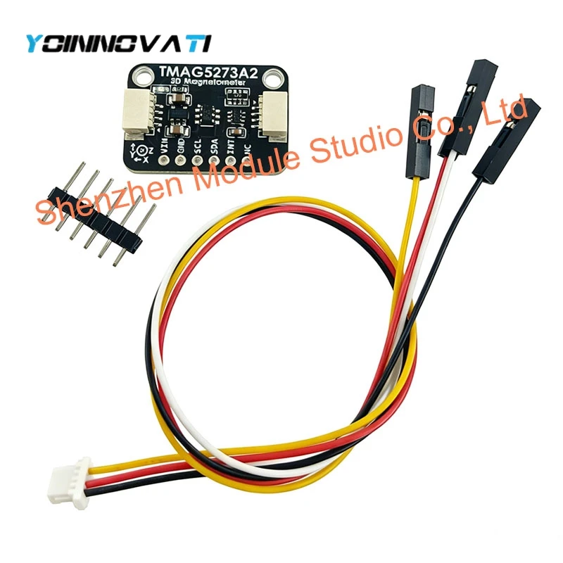1PCS TMAG5273A2 3D Linear Hall Effect Sensor TMAG5273 3-Axis Magnetic Field Detection Module