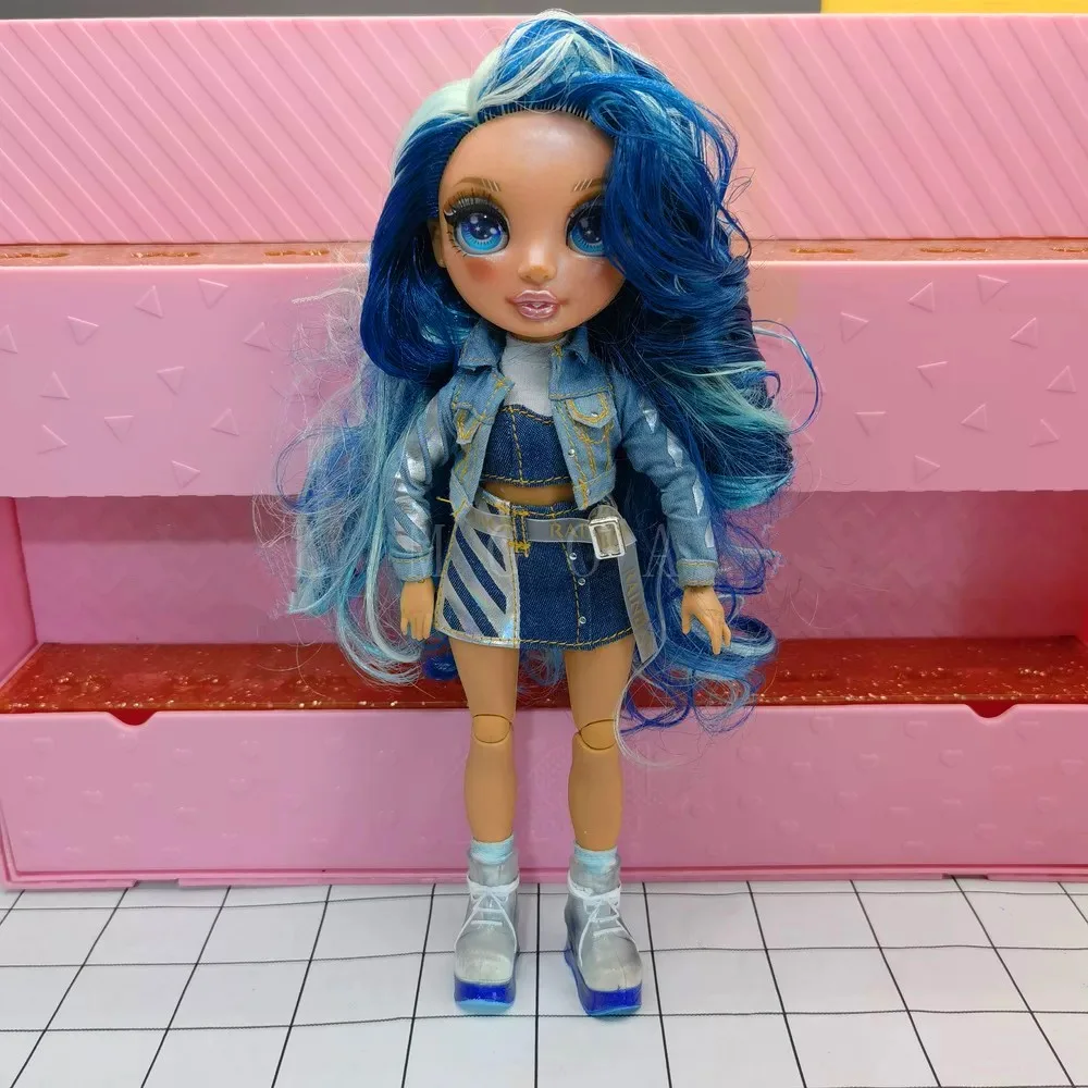 

[Limited Supply] 1/6 Rainbow High School Doll No Box Yellow / Red Hair Slime Doll Dress Up Toys for Children