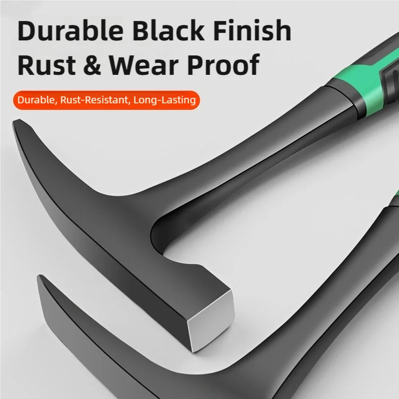 TINSOL Professional Geological Hammer High-Carbon Steel Exploration Tool Pointed Head Chisel Head Geological Hammer view 5