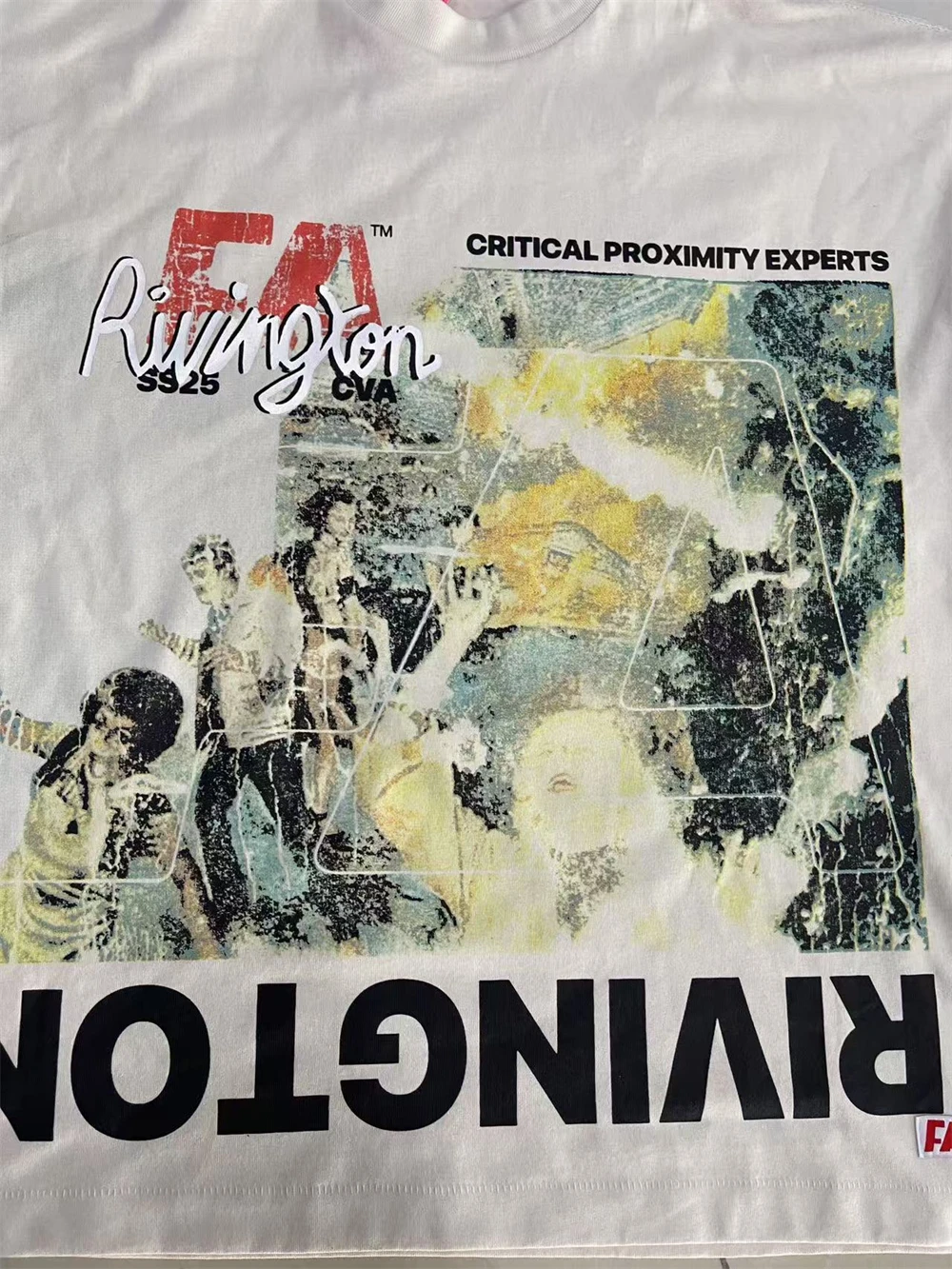 غسلها RRR123 الهواء تحطم الكتابة على الجدران طويلة الأكمام تي شيرت الرجال النساء أفضل جودة RRR 123 بلايز تي شيرت #5