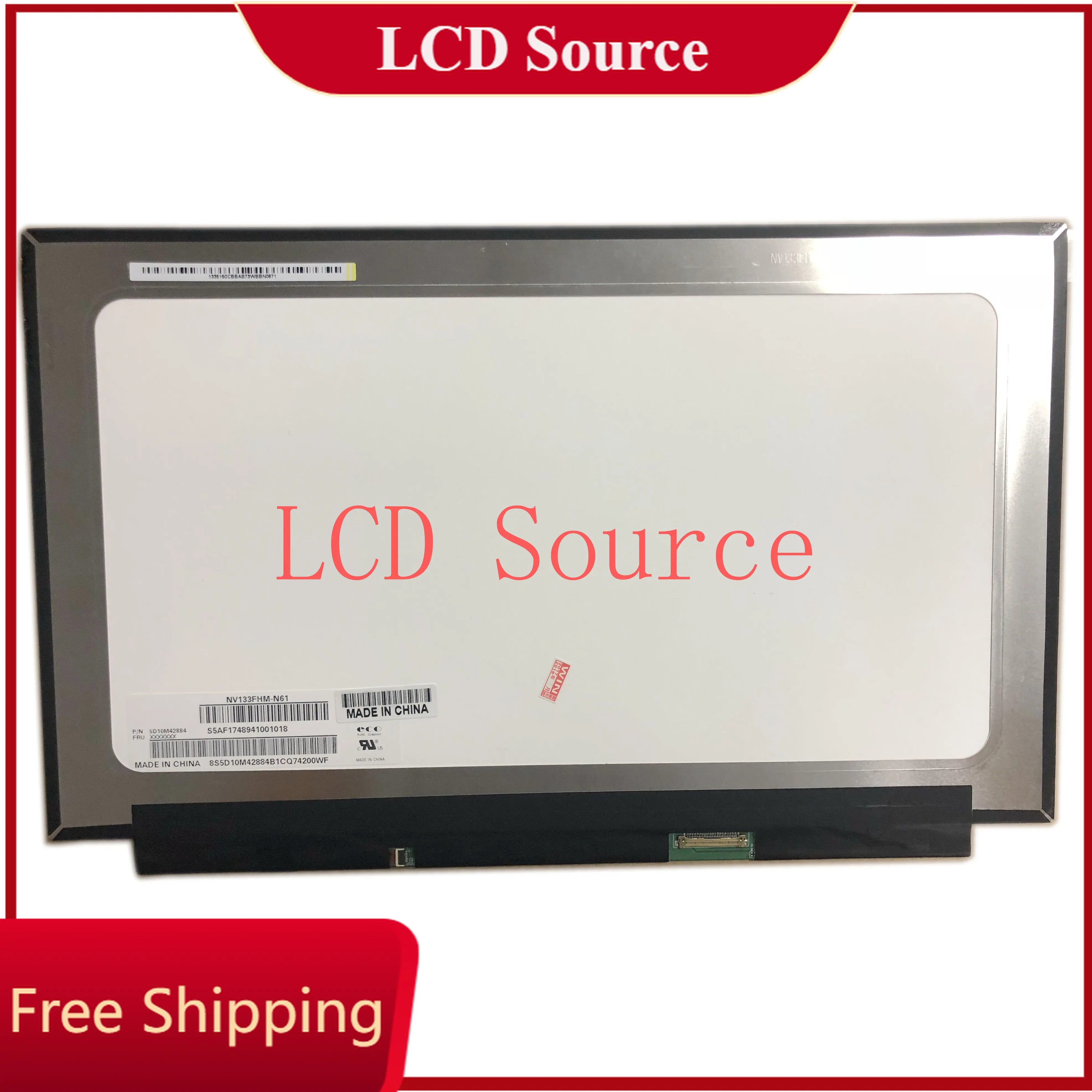 

NV133FHM-N61 fit M133NWF4 R0 LQ133M1JX15 E NV133FHM-N54 LP133WF4 SPB1 SPA1 IPS eDP 30 pin 1920X1080 Laptop LED SCREEN Panel