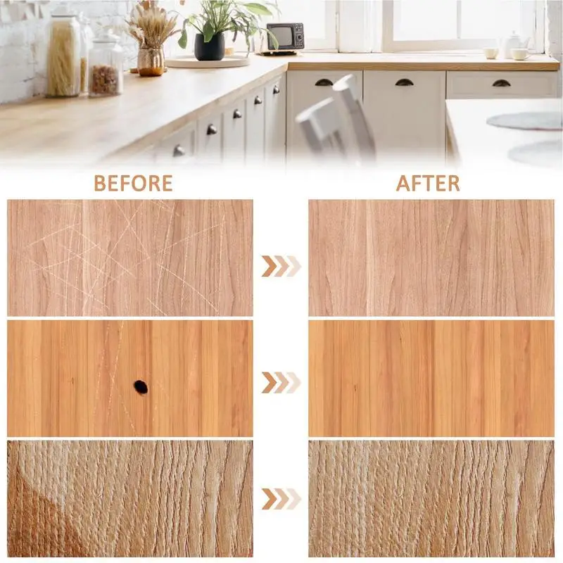 Furniture Marker Wood Scratch Putty Marker Filler Restore Wood Fill Restore Hardwood Laminate Floor paste 25g