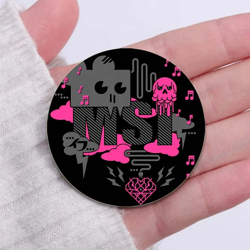 FRANKENSTEIN GIRLS Album Cover Soft Button Pin Rock Band Mindless Self Indulgence Brooch Jamie Hewlett Cartoon Badge Fans Gifts