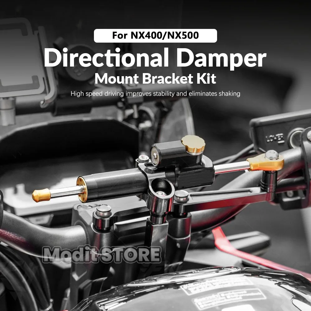 Stuurdemper Kit Honda NX400/NX500 (2024-2026) - alternate angle