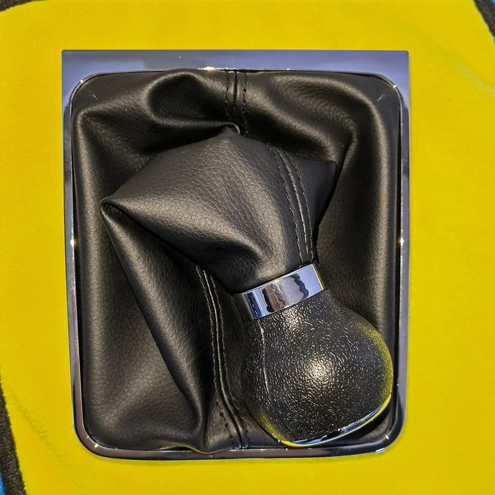 Manual Gear Shift Knob for Passat B6 2005 2011 5 Speed 6 Speed Plastic Leather Black Narrow Design Comfort Grip
