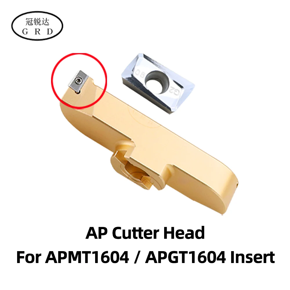 APMT1135 APMT1604 carbide blade APMT1135PDER APMT1604PDER blade for turning aluminum parts, used for BAP300R grinding clip
