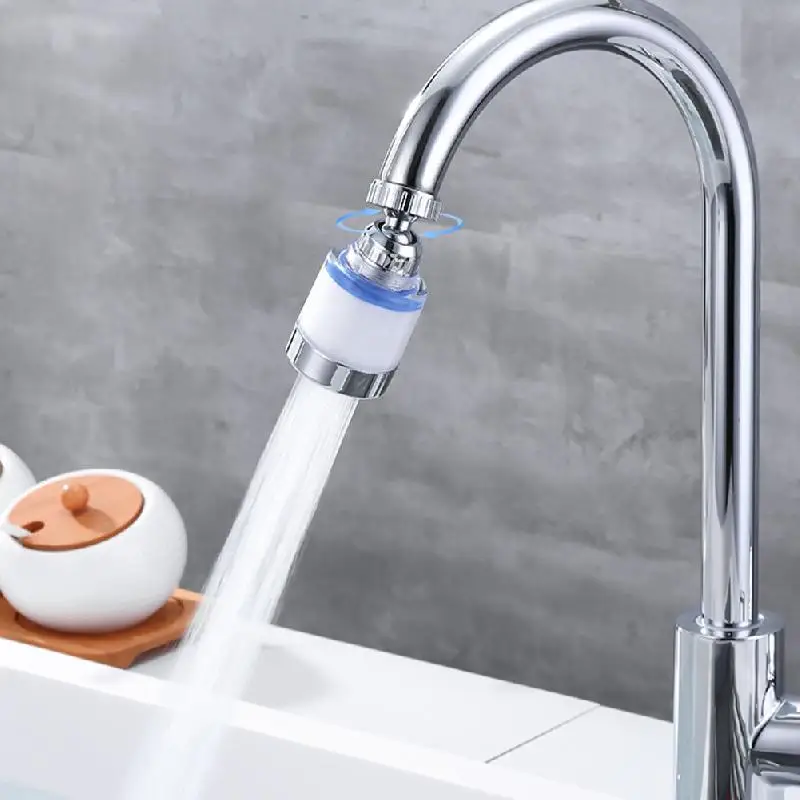 New 360° Rotation Faucet Water Filter Remove Chlorine Heavy Metals Filtered Showers Head Soften Hard Water Filtration Purifier
