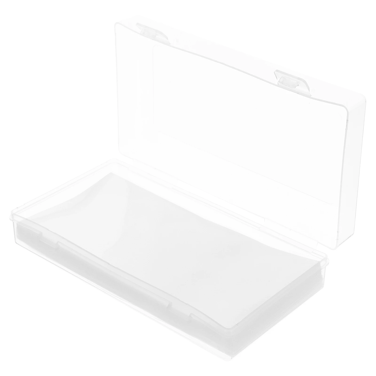 100pcs Plastic Paper Sleeves Clear Bill Case Cash Banknote Collection Sleeve Small Protective Bag Money Wrappers Box Transparent