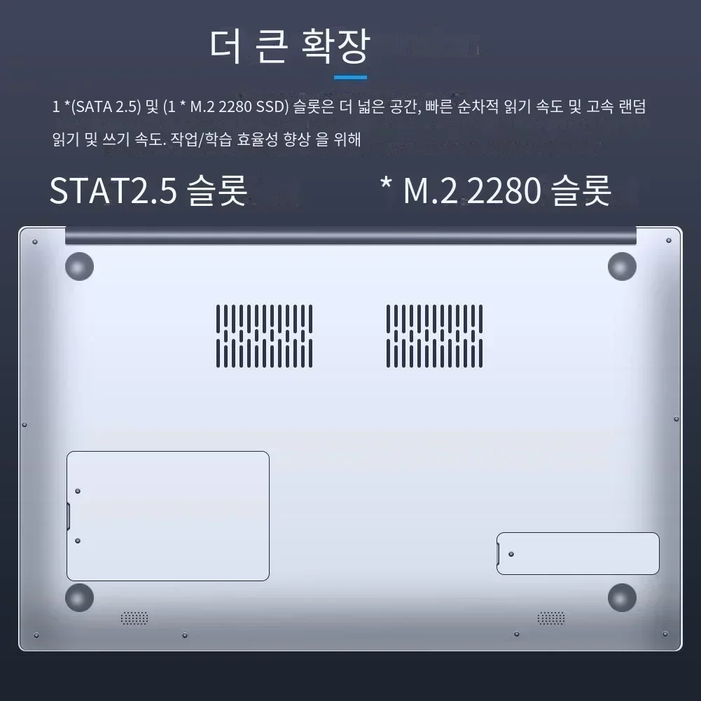 AKPAD 15.6 인치 IPS 스크린, 인텔 셀러론 N5095 비즈니스 넷북, 윈도우 10 11 게임용 노트북, 16GB RAM, 256GB, 512GB, 1TB, 2TB SSD