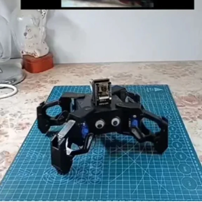 SG90 4 Dof  Robot Spider with Camera Video for Arduino Robot DIY Kit ESP32-CAM Robot ESP8266 Open Source Code Programmable Kit