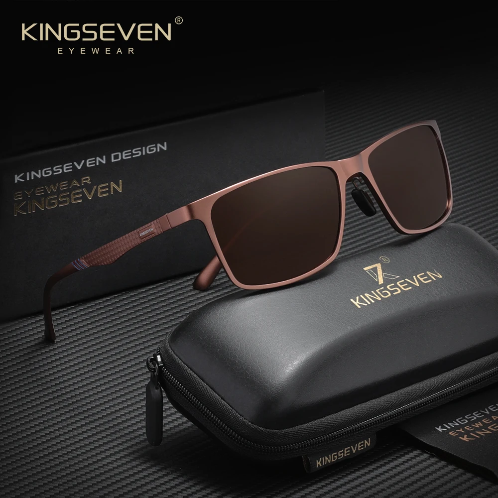 

Солнцезащитные очки KINGESEVEN высокого качества, прямоугольные, модные, поляризованные, с защитой от УФ400, для мужчин и женщин, для активного отдыха и вождения, в повседневной оправе
