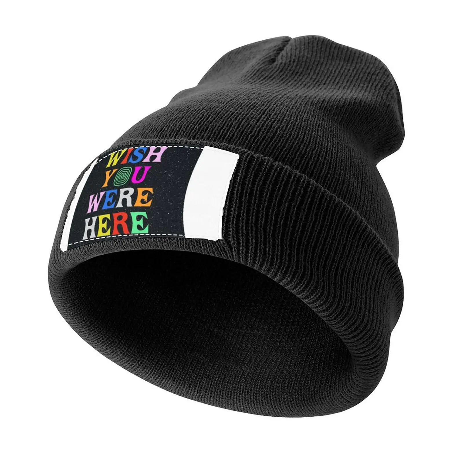 

Wish U Were Here Knitted Cap Wild Ball Hat Golf Cap Bobble Hat Mens Caps Women's