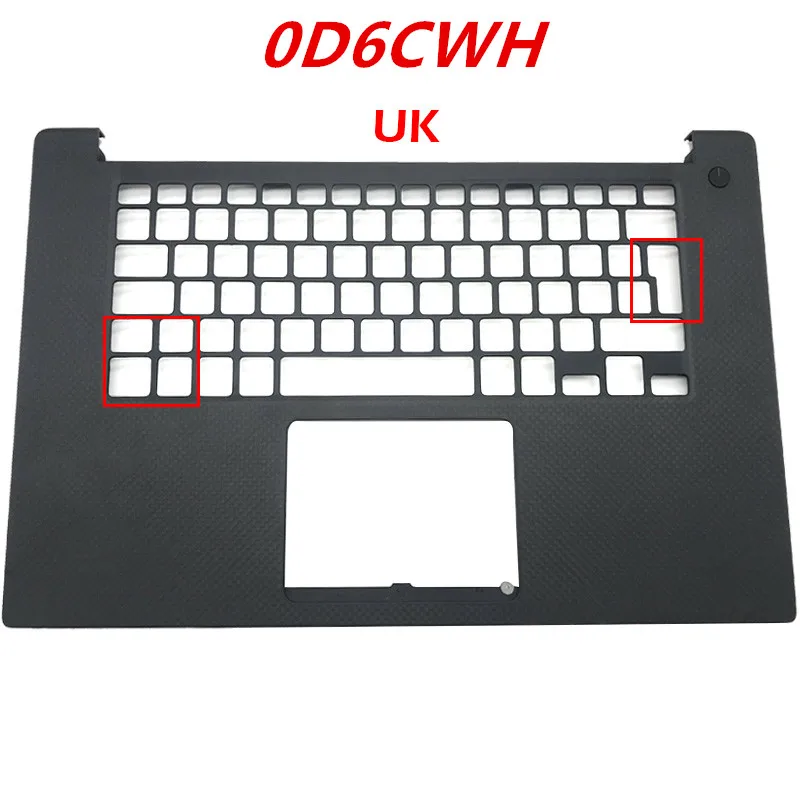 Imagem -04 - Original 95 Novo para Dell Xps 15 9550 Precisão 5510 P56f Portátil Palmrest Case Superior 0jk1fy 0wkfhp 0d6cwh Preto