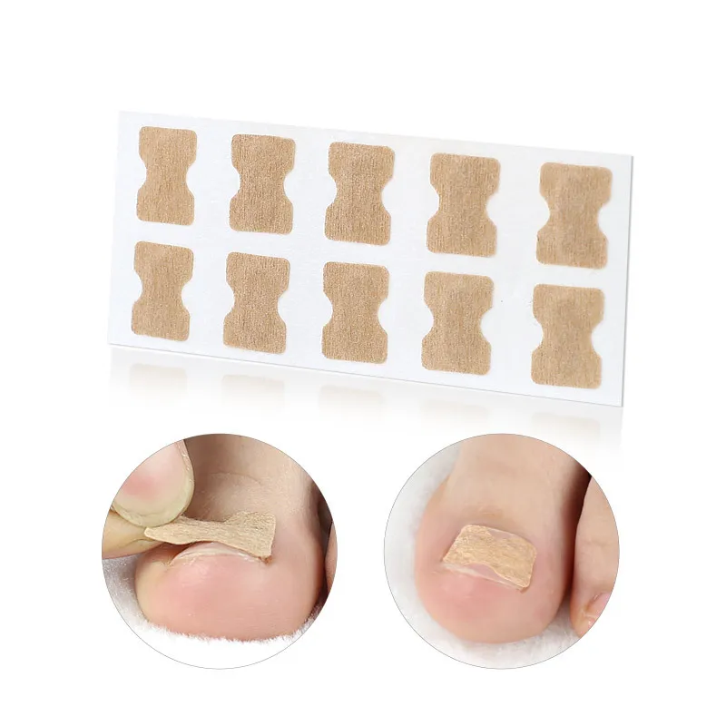 1/10Sheet Ingrown Toenail Tools Set Ingrown Toenail Correction Patch Stickers Corrector Pedicure Tool Ingrown Toe Nail Treatment