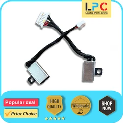 For Dell Inspiron 13 5368 5378 15 5568 7569 7579 DC Power Jack with Cable Charging Port Socket Connector Cable PF8JG