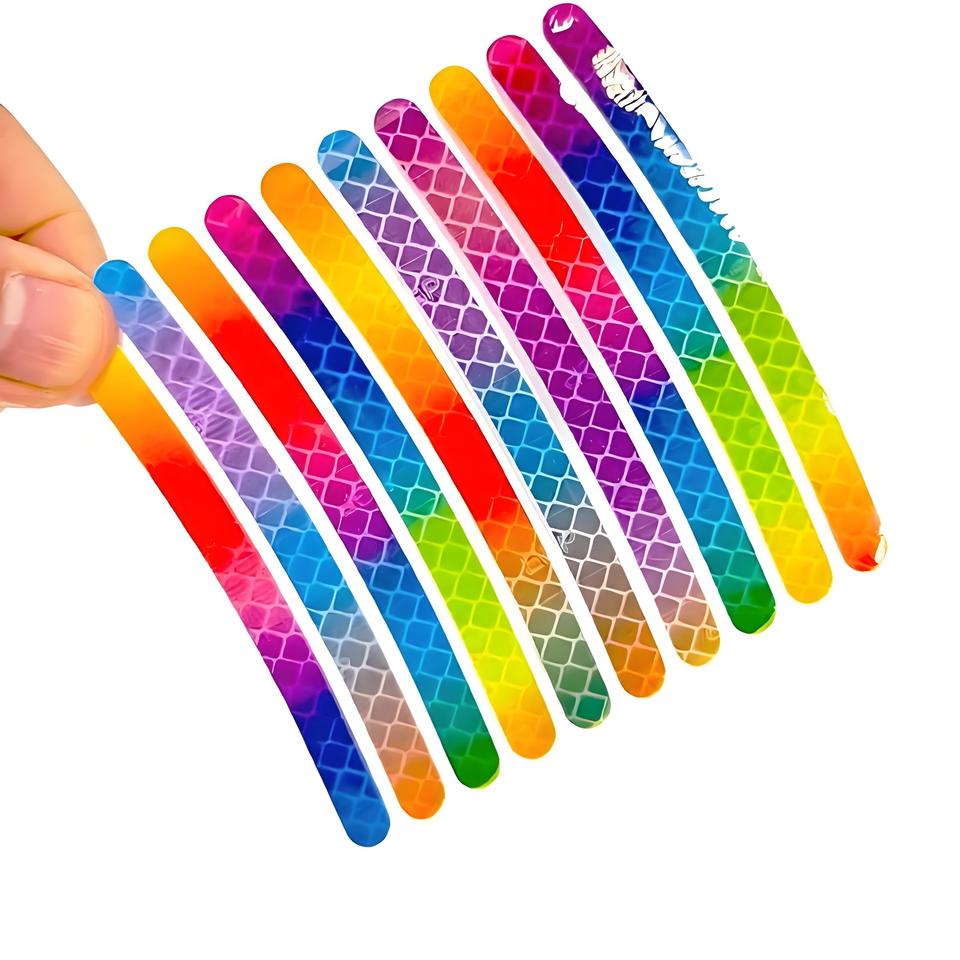 Colorful Luminous Wheel Rim Stickers Reflective Night Safety Warning Decals Waterproof Tape for Car Bike Motorcycle Hub Tire
