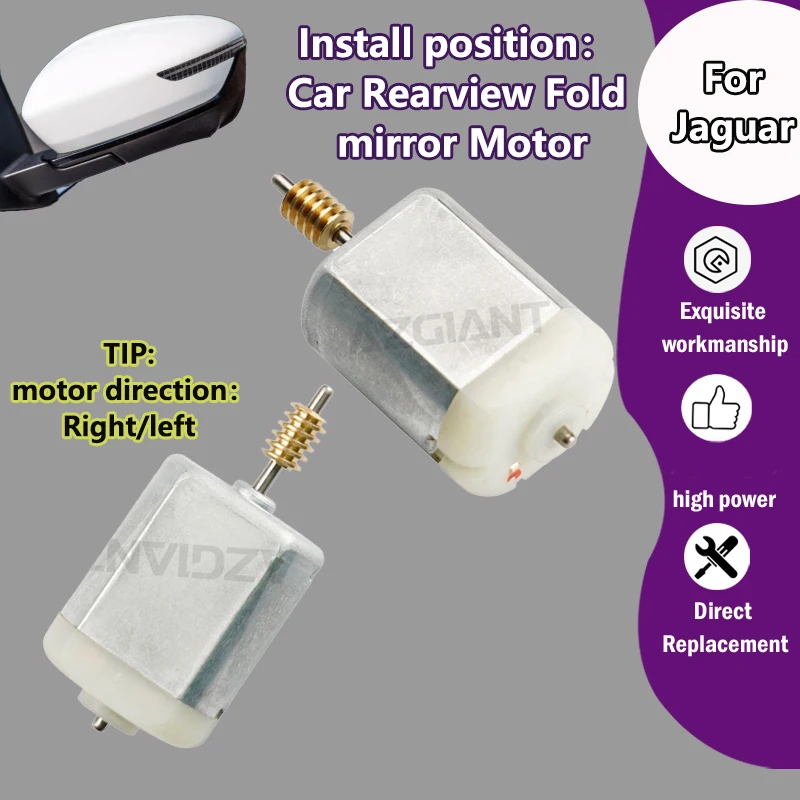 

AZGIANT For Jaguar F-PACE X761/F-TYPE Coupe X152/E-PACE X540 Car rearview Mirror Fold motor maintain espejo para FC-280SB-15240