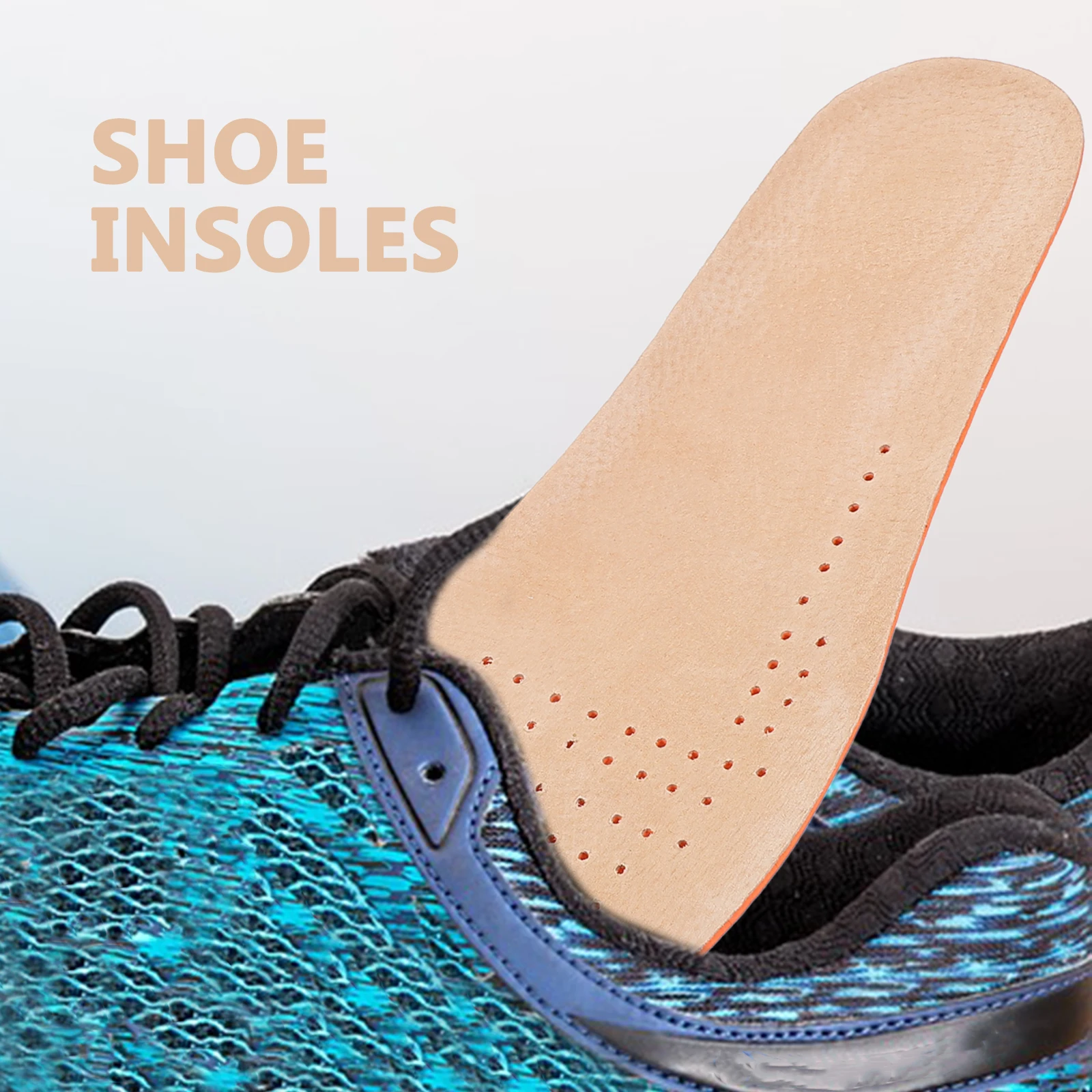 

Inner Height Insoles Premium Breathable Shoe Lifts Anti Slip Comfortable Taller Pads For Men Women L 1.5Cm